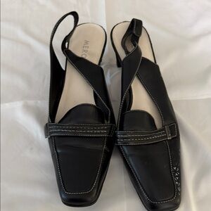 Black Women's Slingback Shoes